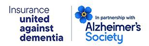 Insurance United Against Dementia in partnership with Alzheimer's Society logo